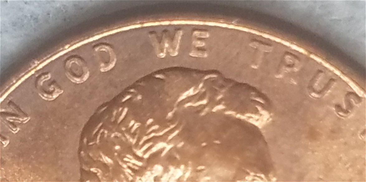 1999-D-Lincoln-Cent-Unusual-Extra-Die-Strikes-On-Bust-Of-Obverse?